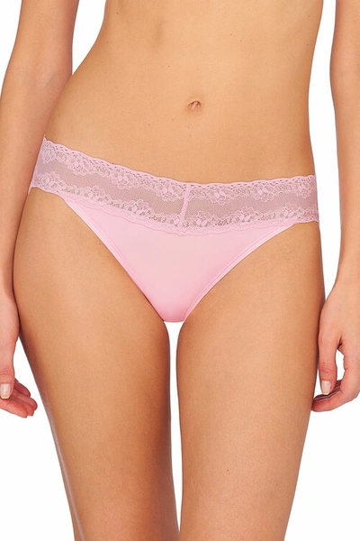 Shop Natori Bliss Perfection Soft & Stretchy V-kini Panty Underwear In Ballerina