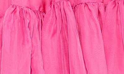 Shop Mac Duggal Halter Neck High-low Gown In Hot Pink