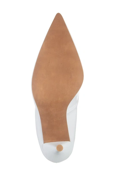 Jeffrey Campbell Trixy Pointed Toe Pump In White Patent