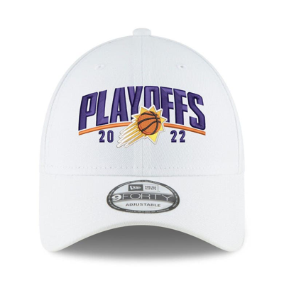 Shop New Era White Phoenix Suns 2022 Nba Playoffs Arch 9forty Adjustable Hat