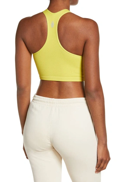 Shop Free People Fp Movement Free Throw Crop Tank In Sparkling Citrus