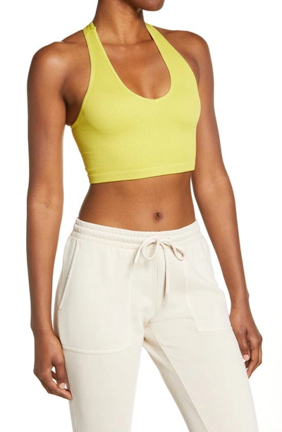 Shop Free People Fp Movement Free Throw Crop Tank In Sparkling Citrus