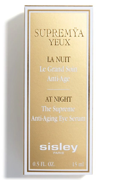 Shop Sisley Paris Supremÿa At Night Supreme Anti-aging Eye Serum, 0.5 oz