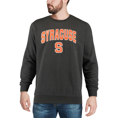 Shop Colosseum Charcoal Syracuse Orange Arch & Logo Crew Neck Sweatshirt