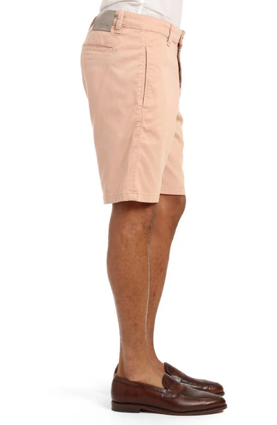 Shop 34 Heritage Nevada Chino Shorts In Rose Soft Touch