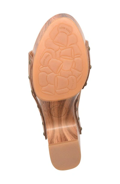 Shop Kork-ease Darra Leather Platform Sandal In Brown F/ G