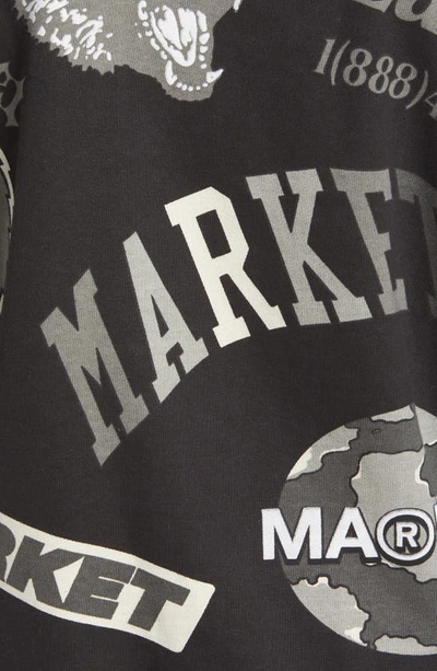 Market Monogram Grayscale Hoodie