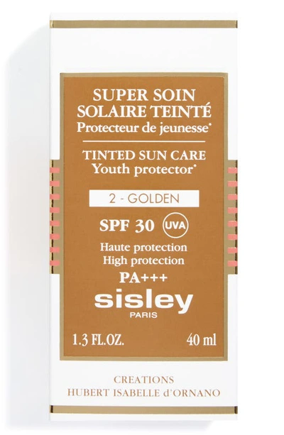 Shop Sisley Paris Tinted Sunscreen Cream Spf 30 In Golden