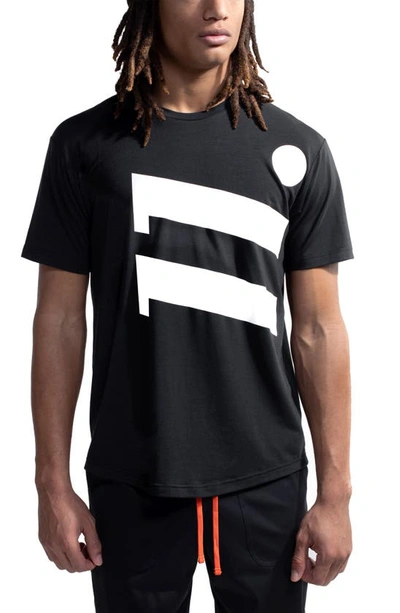 Shop D.rt Soff Eleven Graphic Tee In Black/ White