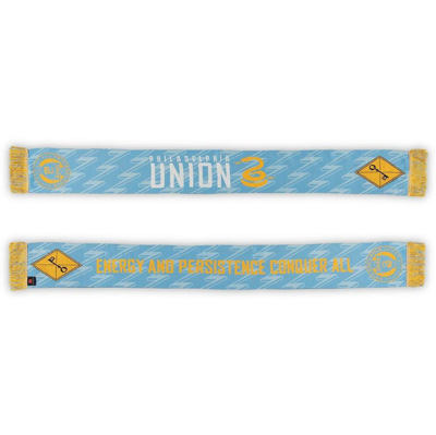 Ruffneck Scarves Philadelphia Union Jersey Hook Scarf In Light Blue