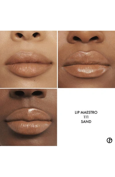Shop Giorgio Armani Lip Maestro Matte Liquid Lipstick In 111