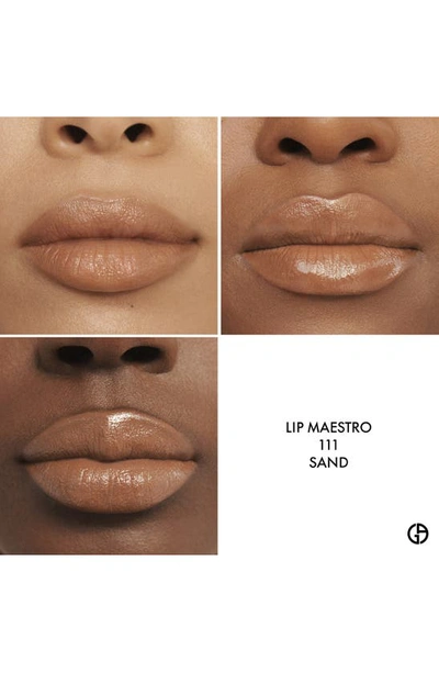 Giorgio Armani Lip Maestro Matte Liquid Lipstick In 111