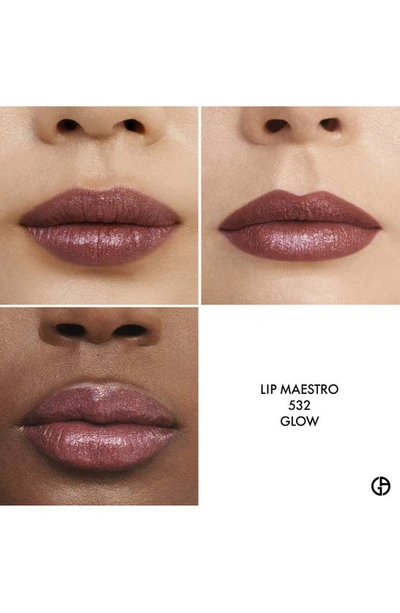 Shop Giorgio Armani Lip Maestro Matte Liquid Lipstick In 532