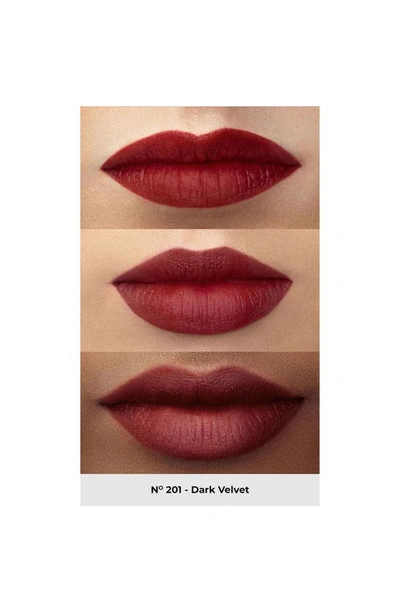 Shop Giorgio Armani Lip Maestro Matte Liquid Lipstick In 201 Dark Velvet