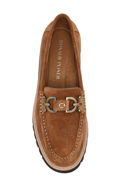 Donald Pliner Helioci Loafer In Saddle