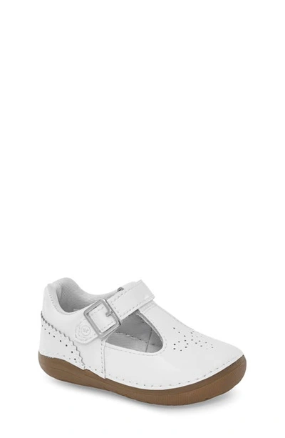 Stride Rite Lucianne Mary Jane In White Patent