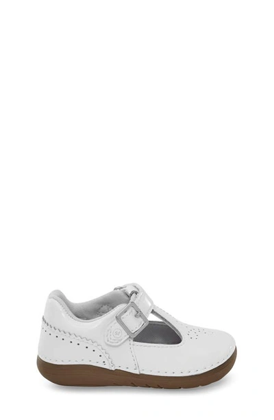Stride Rite Lucianne Mary Jane In White Patent