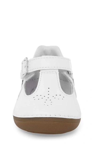 Stride Rite Lucianne Mary Jane In White Patent