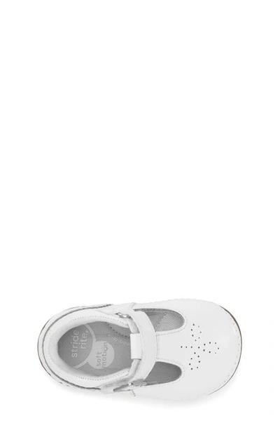 Shop Stride Rite Lucianne Mary Jane In White Patent