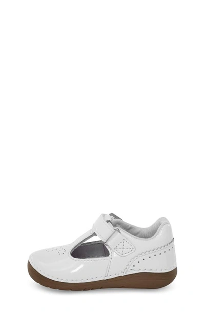 Shop Stride Rite Lucianne Mary Jane In White Patent