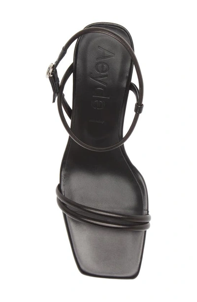 Shop Aeyde Helene Ankle Strap Sandal In Black