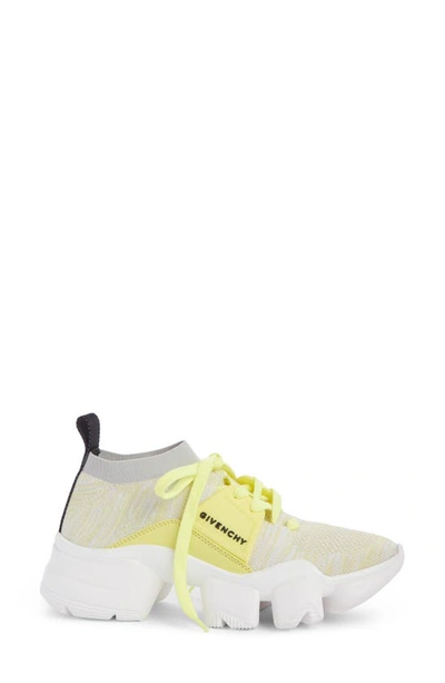Shop Givenchy Jaw Sock Sneaker In Yellow