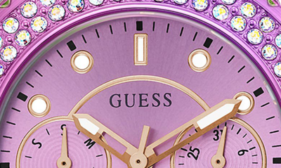 Shop Guess Iridescent Multifunction Bracelet Watch, 36mm