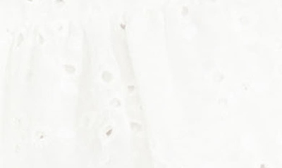 Shop Bb Dakota By Steve Madden Fresh Out Of There Eyelet Ruffle Miniskirt In White