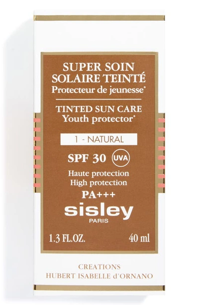 Shop Sisley Paris Tinted Sunscreen Cream Spf 30 In Natural