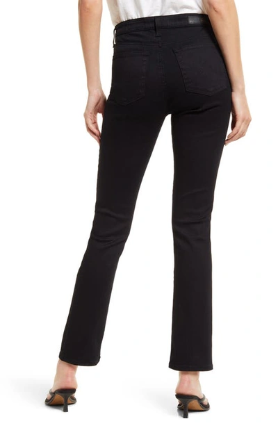 Shop Ag Mari High Waist Ankle Slim Straight Leg Jeans In Night Owl