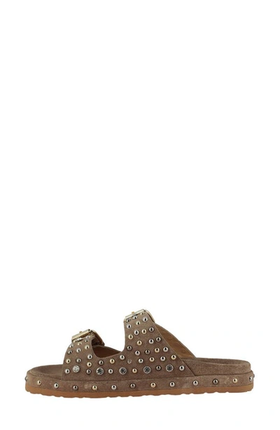 Shop Saint G Chloe Slide Sandal In Beige