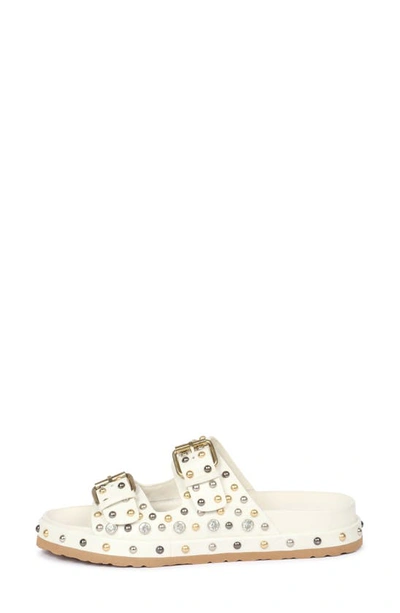 Shop Saint G Chloe Slide Sandal In White