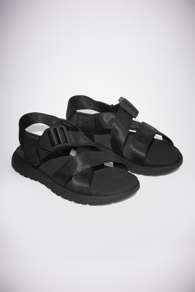 Shop Cos Multi-strap Sandals In Black