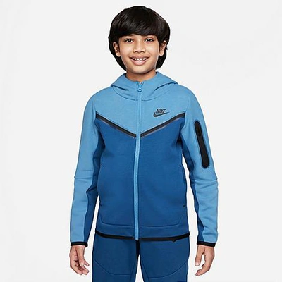 Nike Sportswear Tech Fleece Big Kids' Full-zip Hoodie (extended Size) In Dutch  Blue/court Blue/black/(black) | ModeSens