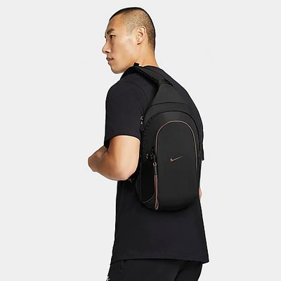 Shop Nike Sportswear Essentials Sling Bag In Black