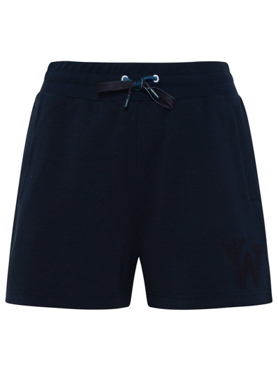 Shop Woolrich Classic Drawstring Shorts In Navy