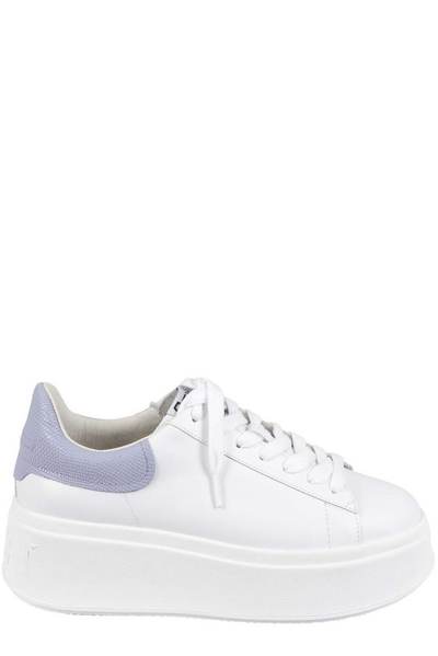 Shop Ash Moby Be Kind Panelled Sneakers In White
