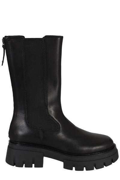 Shop Ash Lennox Chunky Zipped Boots In Black