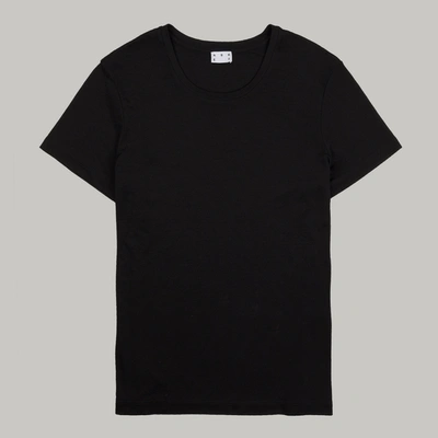 Shop Asket The Lyocell T-shirt Black