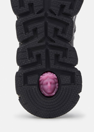 Shop Versace Trigreca Sneakers, Female, Black, 37.5