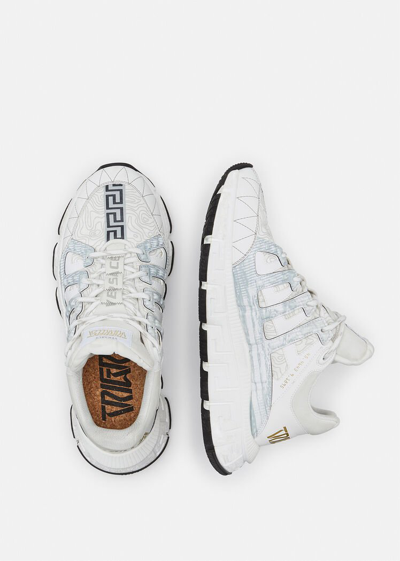 Versace Multicolor Trigreca Sneakers In White