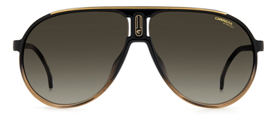 Shop Carrera Champion65/n Ha 0dcc Aviator Sunglasses In Brown