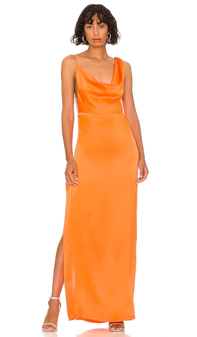Shop Amanda Uprichard X Revolve Arial Gown In Orange