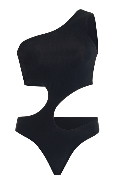 Shop Louisa Ballou Women's Carve One-piece Swimsuit In Black
