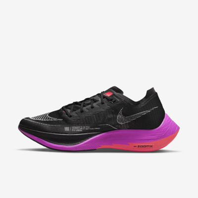 Shop Nike Men's Vaporfly 2 Road Racing Shoes In Black