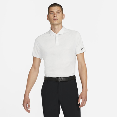 Shop Nike Men's Dri-fit Adv Tiger Woods Golf Polo In Grey