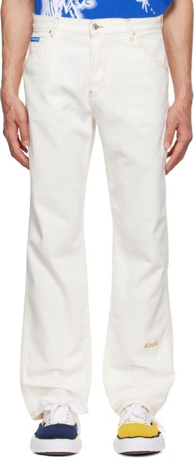 Shop Advisory Board Crystals White Fit C Painter Jeans