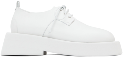 Shop Marsèll White Gomme Gommellone Derbys In 110 Optical White