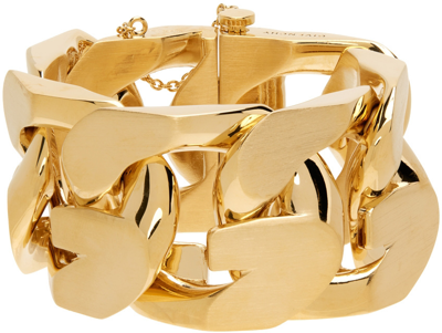 Shop Givenchy Gold Large G Chain Bracelet In 710 Golden Yellow