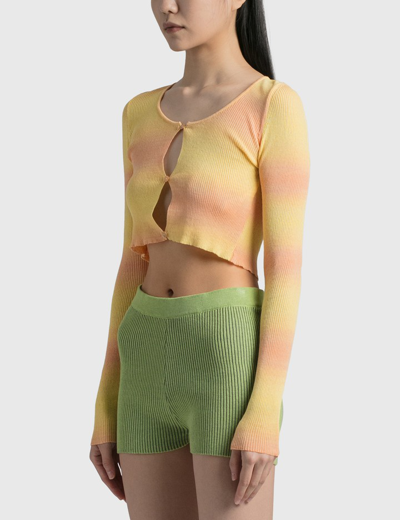 Shop Paloma Wool Sauce Cropped Top In Yellow